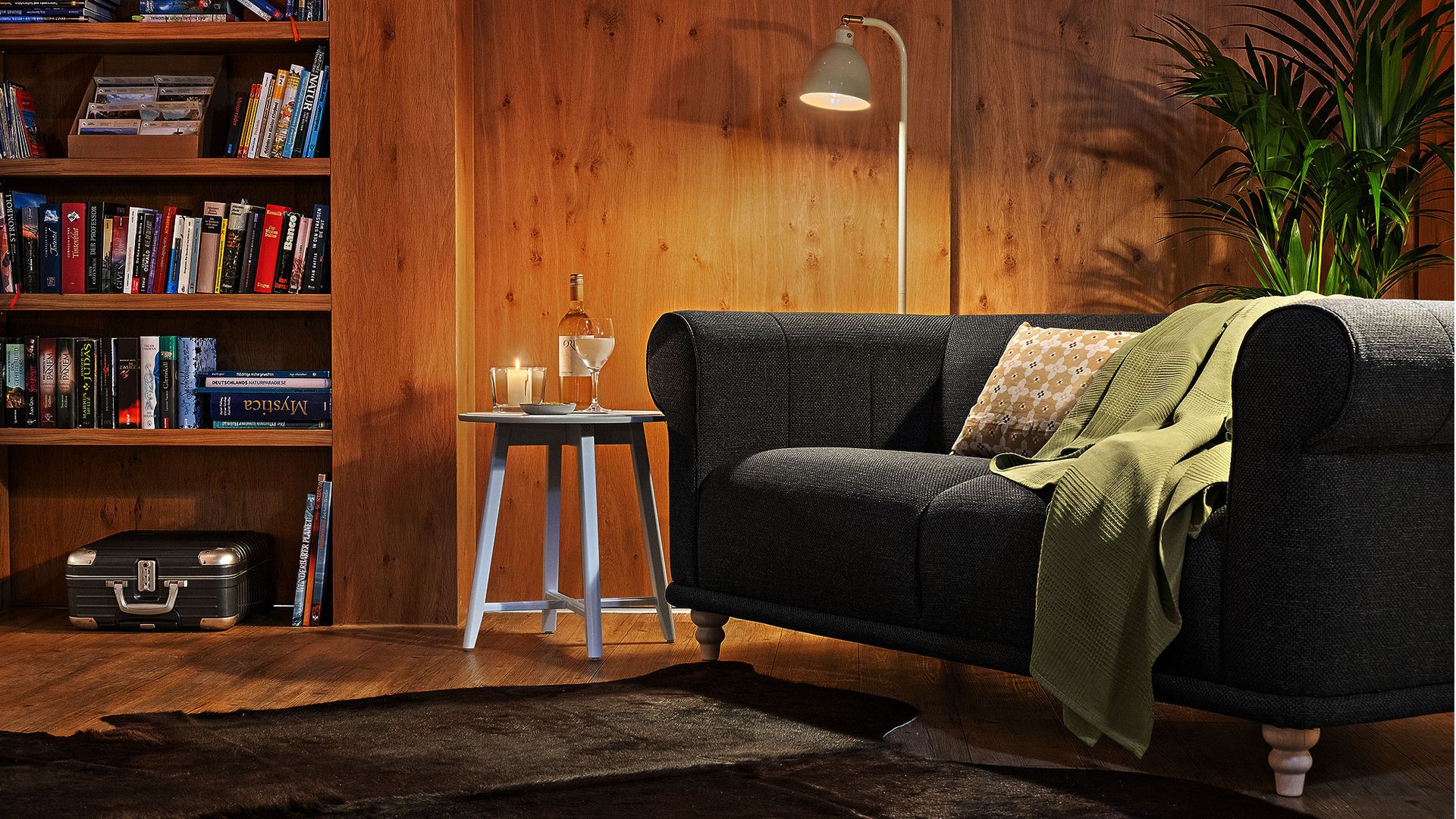 Lounge – Hotel Bergsonne Allgäu Imberg Sonthofen Allgöu Lounge Abend Sofa | Hotel Bergsonne Allgäu