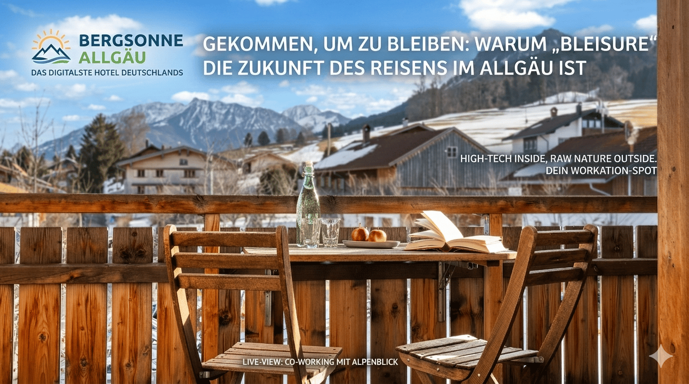Venu pour rester : Pourquoi le « Bleisure » est l'avenir du voyage en Allgäu i…