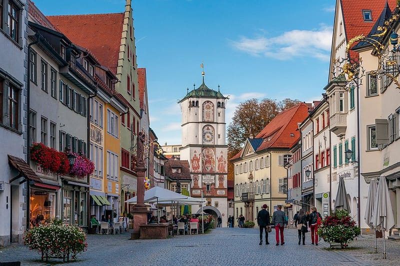 Blick auf Sonthofen im Allgäu